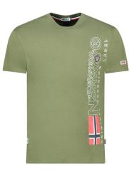 Geographical Norway Koszulka "Jogo" w kolorze khaki rozmiar: S. Brązowe bezrękawniki Geographical Norway, s, bez wzorów, z bawełny, bez kołnierzyka, bez ramiączek. Za 57.06 zł.