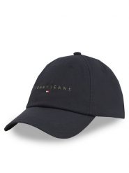 Tommy Jeans Czapka z daszkiem Tjm Linear Logo Cap AM0AM12958 Czarny. Czarne czapki z daszkiem Tommy Jeans, bez wzorów, z bawełny. Za 139.99 zł.