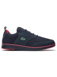 Lacoste Sneakersy L.ight 116 1 Spm 7-31SPM0024003 Granatowy. Niebieskie buty sportowe casual LACOSTE, bez wzorów, z materiału, bez zapięcia. Za 339.99 zł.