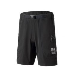 Lekkie, przewiewne spodenki sportowe z paskiem w pasie ROCKBROS. Czarne krótkie spodenki sportowe ROCKBROS, s, bez wzorów, z elastanu. Za 226.36 zł.