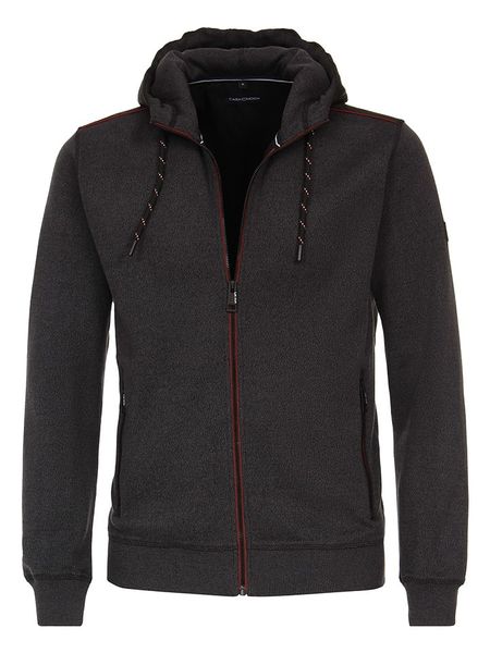 CASAMODA Bluza w kolorze antracytowym rozmiar: L. Czarne bluzy CASAMODA, l, bez wzorów, z bawełny, bez kaptura. Za 206.91 zł.