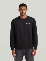 G-Star Bluza w kolorze czarnym rozmiar: M. Czarne bluzy G-Star, m, bez wzorów, bez kaptura. Za 250.35 zł.