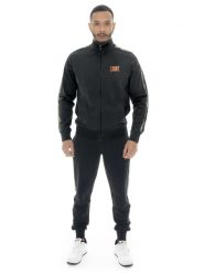 Dres męski Leone 1947 Apparel Military z kołnierzem i zamkiem z bawełny. Czarne komplety dresowe LEONE 1947 APPAREL, m, bez wzorów, z bawełny, bez ramiączek. Za 126.26 zł.