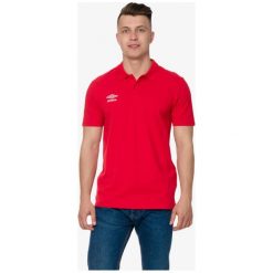 Umbro Polo Pique , czerwony, rozmiar L. Czerwone koszulki polo sportowe Umbro, l, bez wzorów, z bawełny, bez kołnierzyka, bez ramiączek. W wyprzedaży za 63.99 zł.