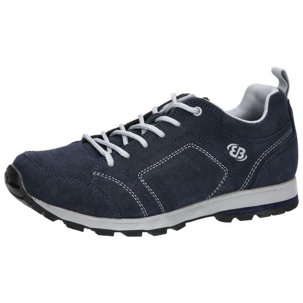 Buty zewnętrzne Brütting Mount Rogers. Niebieskie buty turystyczne BRÜTTING, bez wzorów, z tkaniny, bez zapięcia, outdoorowe. Za 399.85 zł.