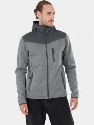 Bluza Polarowa Męska Fundango Ashford. Szare bluzy z kapturem Fundango, na zimę, m, bez wzorów, z materiału, z kapturem. Za 349.00 zł.