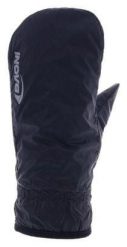 Rękawiczki do biegania Inov-8 Waterproof Overmitt. Czarne rękawiczki Inov-8, bez wzorów, z materiału. Za 94.99 zł.
