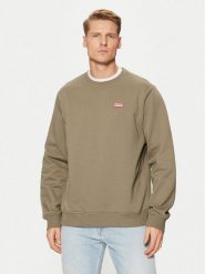 Hunter Bluza Victor HARM0040242 Khaki Regular Fit. Brązowe bluzy Hunter, m, bez wzorów, z bawełny, bez kaptura. Za 159.99 zł.