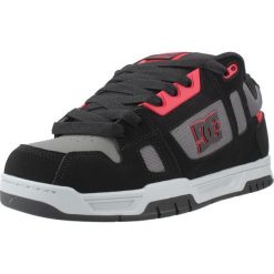 Buty DC STAG Czarny. Czarne buty sportowe casual DC Shoes, bez wzorów, z tkaniny, bez zapięcia. Za 405.39 zł.