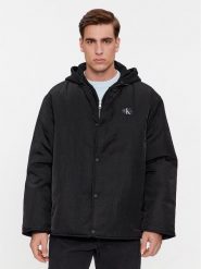 Calvin Klein Jeans Kurtka przejściowa Skater Hooded Jacket J30J325290 Czarny Regular Fit. Czarne kurtki Calvin Klein Jeans, m, bez wzorów, z jeansu, bez kaptura. Za 689.99 zł.