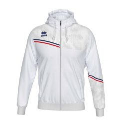 Bluza Errea Eber Ad Dorośli. Białe bluzy z kapturem ERREA, s, bez wzorów, z materiału, z kapturem. Za 289.99 zł.