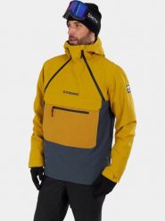 Anorak Męski Fundango Hydra ECO. Szare paski Fundango, bez wzorów, z materiału, sportowe. Za 399.00 zł.