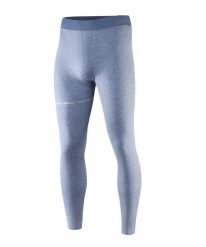 Spodnie męskie do spania z dodatkiem lnu Brubeck COMFORT NIGHT. Niebieskie piżamy Brubeck, m, bez wzorów, ze lnu, bez ramiączek. Za 99.99 zł.