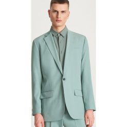 Elegancka marynarka garniturowa - Turkusowy. Garnitury marki Reserved. Za 299.99 zł.
