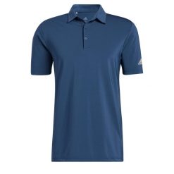 Polo adidas Ultimate 365 Solid. Niebieskie koszulki polo sportowe Adidas, m, bez wzorów, bez kołnierzyka, bez ramiączek, na golfa. W wyprzedaży za 190.00 zł.