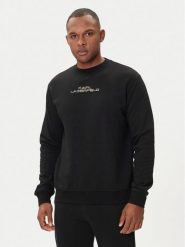 KARL LAGERFELD Bluza 705061 554942 Czarny Regular Fit. Czarne bluzy KARL LAGERFELD, l, bez wzorów, z bawełny, bez kaptura. Za 509.99 zł.