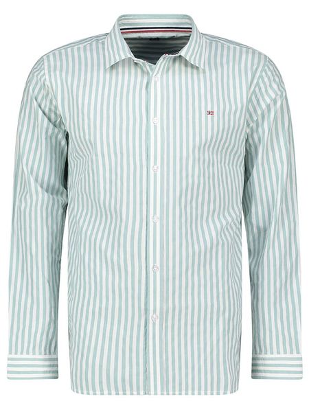 Geographical Norway Koszula "Zevian" - Regular fit - w kolorze turkusowym rozmiar: S. Niebieskie koszule Geographical Norway, s, bez wzorów, z bawełny, bez kołnierzyka, bez ramiączek. Za 69.75 zł.