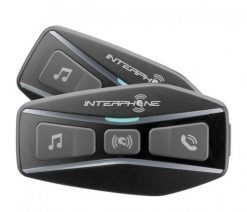 Intercom motocyklowy INTERPHONE U-COM 4, komplet na 2 kaski. Słuchawki bezprzewodowe Interphone. Za 1,472.99 zł.