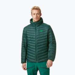 Kurtka puchowa męska Helly Hansen Verglas Hooded Down Insulator. Zielone kurtki Helly Hansen, m, bez wzorów, z puchu, bez kaptura. Za 789.99 zł.