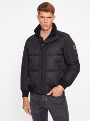 BOSS Kurtka zimowa Oglitch 50504445 Czarny Relaxed Fit. Czarne kurtki Boss, na zimę, m, bez wzorów, z bawełny, bez kaptura. Za 1,169.00 zł.