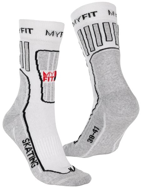 Skarpetki Myfit Myfit Fitness. Białe skarpety Powerslide, bez wzorów. Za 99.92 zł.