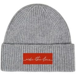 Odzież Beanies unisex SkatePro RIDE THE LINE Czapka Beanie - Szary. Szara czapki zimowe SKATEPRO, bez wzorów. Za 75.99 zł.