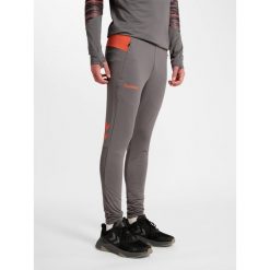 Legginsy Hummel Blaze Pro. Szare legginsy długie sportowe Hummel, bez wzorów, sportowe. Za 217.00 zł.