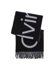 Calvin Klein Szalik Classic K50K512369 Szary. Szare szaliki CALVIN KLEIN, bez wzorów, z materiału. Za 369.99 zł.