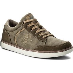 Półbuty LANETTI - MP07-17065-01 Khaki. Eleganckie półbuty marki Lanetti. Za 119.99 zł.