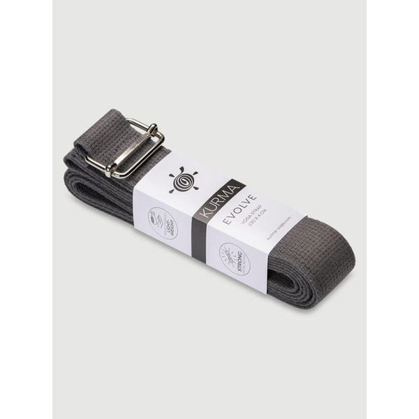 Pasek do jogi Kurma. Szare paski KURMA, bez wzorów, sportowe. Za 79.00 zł.