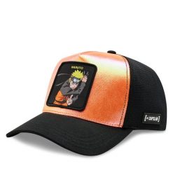 Czapka z daszkiem Capslab. Brązowe czapki z daszkiem Capslab, bez wzorów. Za 119.99 zł.
