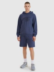 4F Spodenki dresowe męskie - szare 3XL. Szare krótkie spodenki sportowe 4F, l, bez wzorów, z bawełny. Za 99.99 zł.