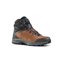 Buty trekkingowe wysokie TREK 100 skóra męskie. Trekkingi marki FORCLAZ. Za 399.99 zł.