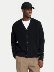 Selected Homme Kardigan Cody 16095620 Czarny Relaxed Fit. Czarne swetry rozpinane Selected Homme, m, bez wzorów, z syntetyku, bez kołnierzyka, bez ramiączek. Za 239.99 zł.