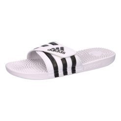 Klapki adidas Adissage F35573. Białe klapki Adidas, z materiału. Za 139.00 zł.