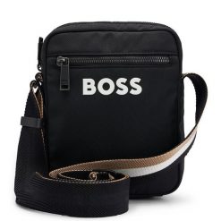 Saszetka BOSS. Czarne torby na ramię Boss, bez wzorów, małe, bez dodatków. Za 319.99 zł.