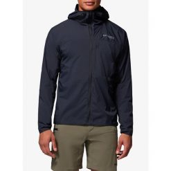 Kurtka przeciwwiatrowa męska Columbia Khyex Pro Wind Jacket. Czarne kurtki Columbia, m, bez wzorów, z softshellu, bez kaptura. Za 478.49 zł.