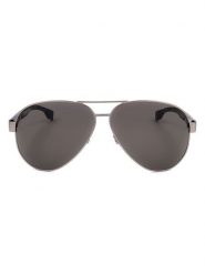 Hugo Boss Męskie okulary przeciwsłoneczne w kolorze srebrno-czarnym rozmiar: 63. Czarne okulary przeciwsłoneczne HUGO BOSS. Za 285.49 zł.