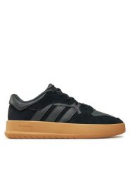 Adidas Sneakersy Court 24 IH2943 Czarny. Czarne buty sportowe casual Adidas, bez wzorów, ze skóry, bez zapięcia. Za 249.99 zł.