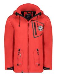 Geographical Norway Kurtka softshellowa "Tacebook" w kolorze czerwonym rozmiar: S. Czerwone kurtki outdoor i hardshell Geographical Norway, s, bez wzorów, bez kaptura. Za 141.52 zł.