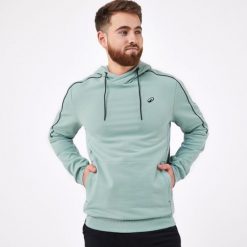 Bluza z kapturem do tenisa męska Artengo Soft. Zielone bluzy KUIKMA, l, bez wzorów, z bawełny, z kapturem. Za 149.99 zł.