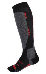 Skarpety narciarskie Blizzard Wool Sport Ski Merino black/red. Czarne skarpetki sportowe BLIZZARD, bez wzorów, z bawełny. Za 59.99 zł.