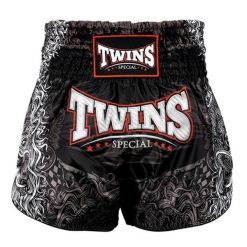 Szorty do boksu tajskiego Booster Fight Gear TTBL Rangda. Czarne szorty TWINS, bez wzorów, sportowe. Za 420.50 zł.