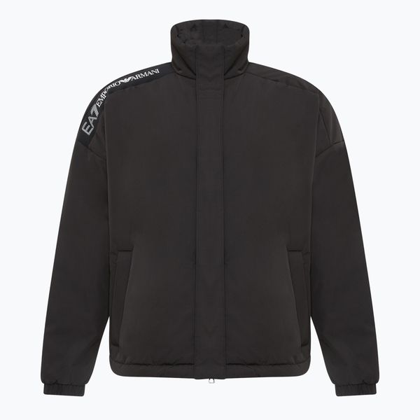 Kurtka męska EA7 Emporio Armani Train Logo Series Tape Eco Down. Czarne kurtki EA7 Emporio Armani, m, bez wzorów, z materiału, bez kaptura. Za 768.80 zł.