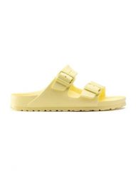 Męskie sandały Birkenstock Arizona EVA żółte regular 1022416. Żółte sandały Birkenstock, z materiału, bez zapięcia. Za 282.10 zł.