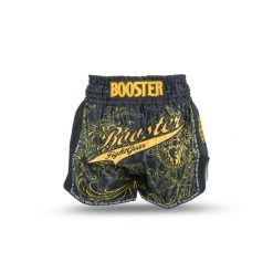Szorty do boksu tajskiego Booster Fight Gear TBT Medusa. Czarne szorty BOOSTER FIGHT GEAR, bez wzorów, sportowe. Za 317.00 zł.