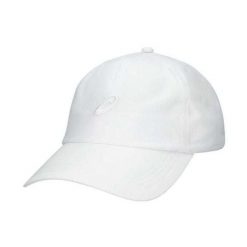 Essential Czapka Z Daszkiem Z Haftowanym Logo. Białe czapki z daszkiem ASICS, bez wzorów. Za 165.99 zł.