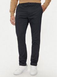 Tommy Hilfiger Chinosy MW0MW35638 Granatowy Slim Fit. Niebieskie eleganckie spodnie Tommy Hilfiger, m, z bawełny. Za 309.99 zł.