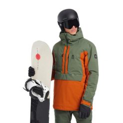 Kurtka narciarska męska Protest Prthalem. Brązowe kurtki narciarskie i snowboardowe Protest, l, bez wzorów, narciarskie. Za 569.99 zł.