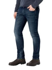 Timezone Dżinsy "Scott" - Slim fit - w kolorze granatowym rozmiar: W31/L34. Niebieskie jeansy Timezone, l. Za 152.26 zł.